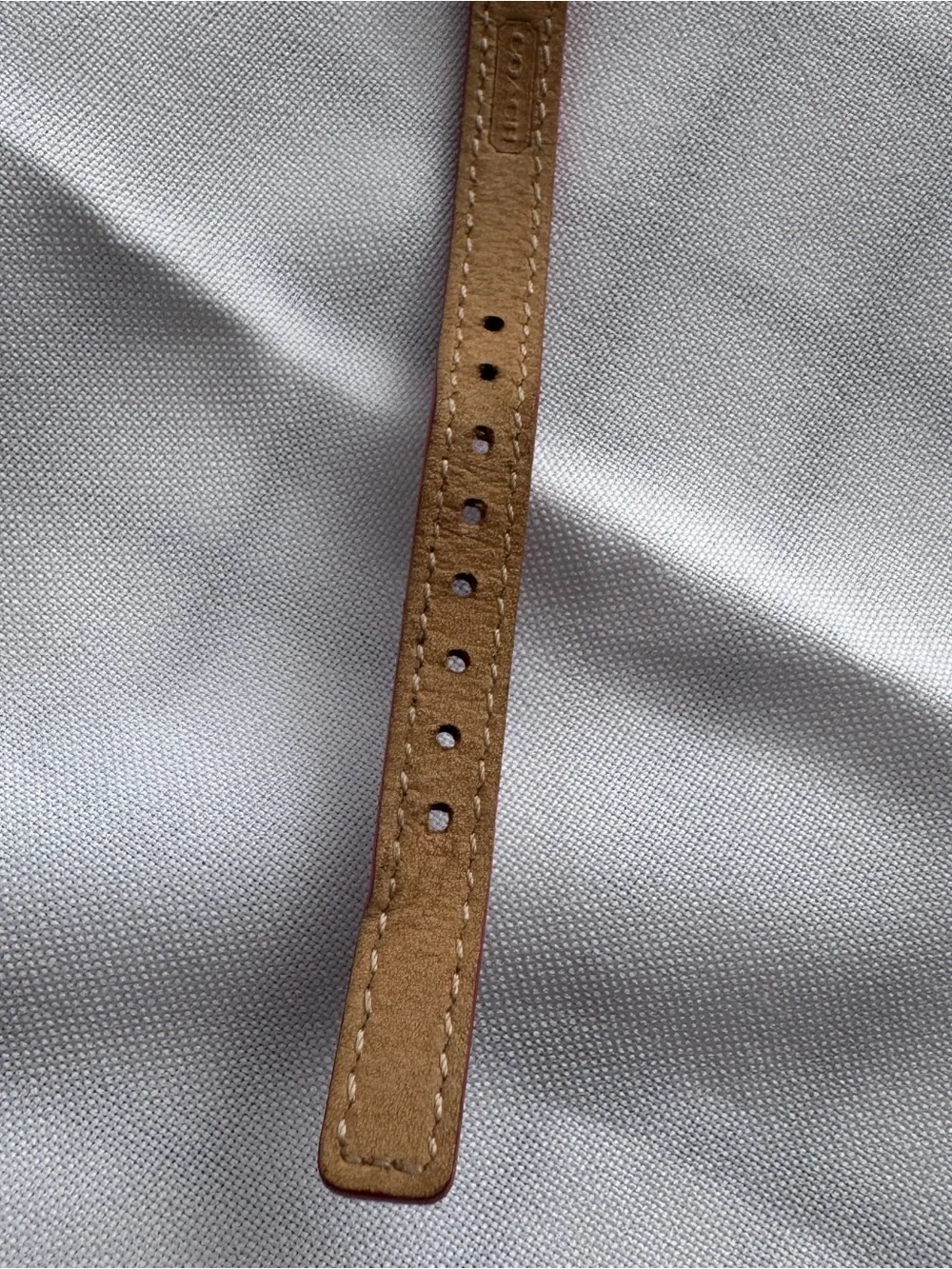 Coach Studio Women’s Watch Pink & Navy Slim Leather Strap 23mm 14501579